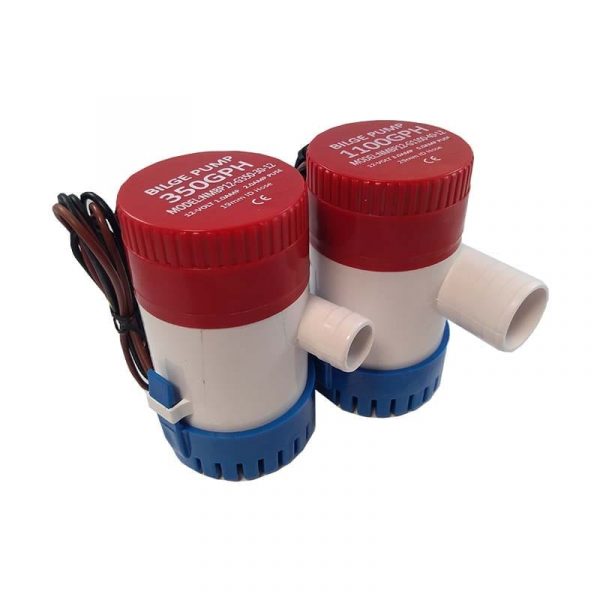 Bomba Sumergible 12V de 350GPH 3/4″ y 1100GPH 1″