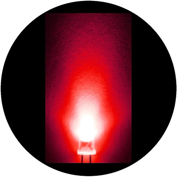Led Ultrabrillante 5mm ROJO